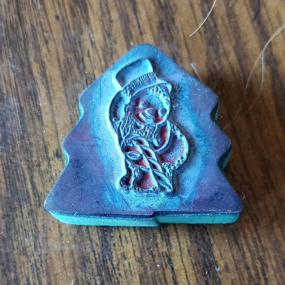 Stampin' Up! - Foam Rubber Stamp - Snowman - Christmas Tree Small - Picture 2 of 2